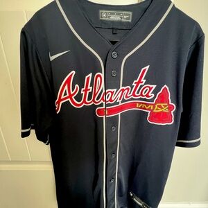 Authentic Nike Matt Olson Atlanta Braves Jersey